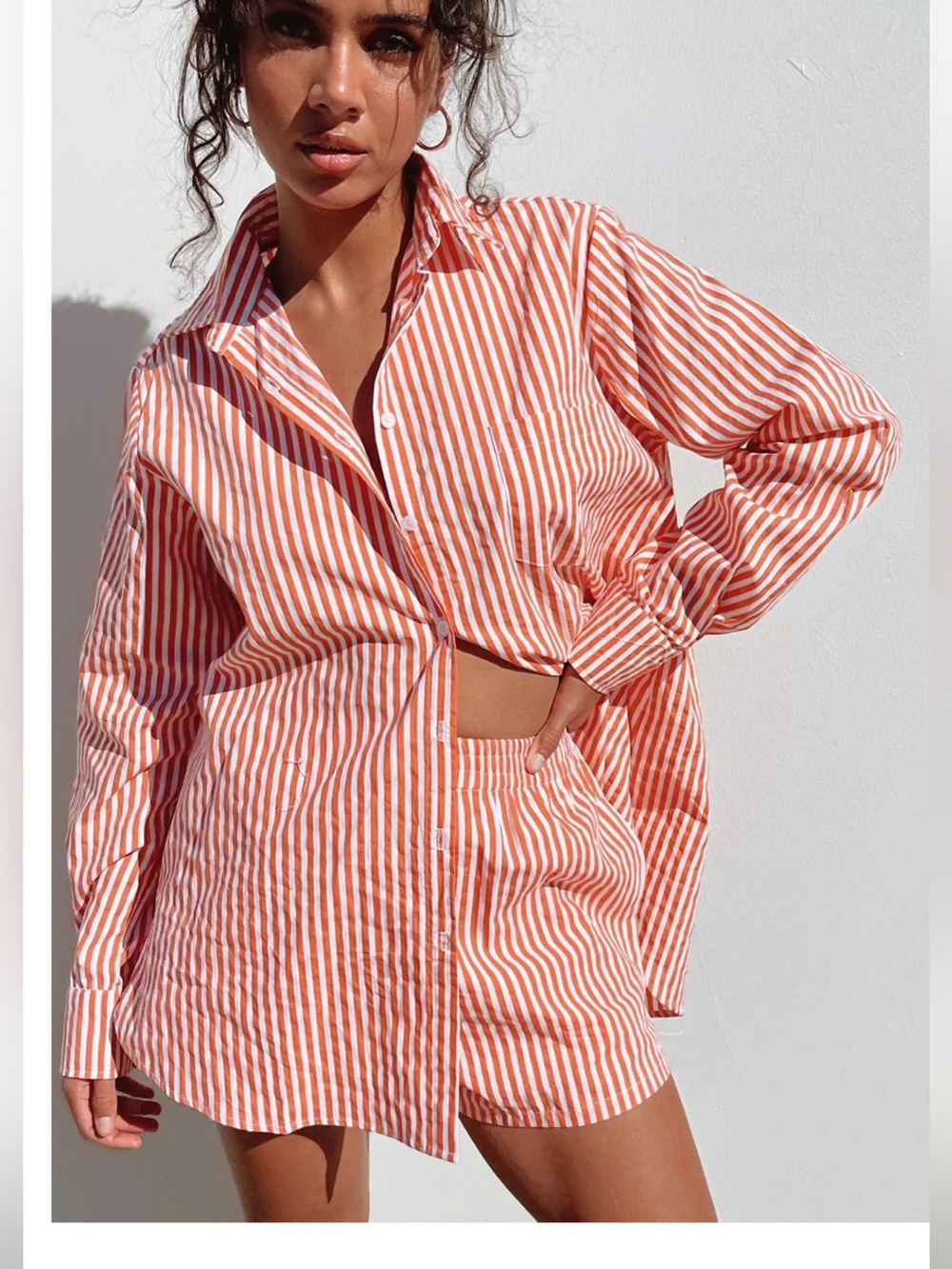 Striped Orange Set